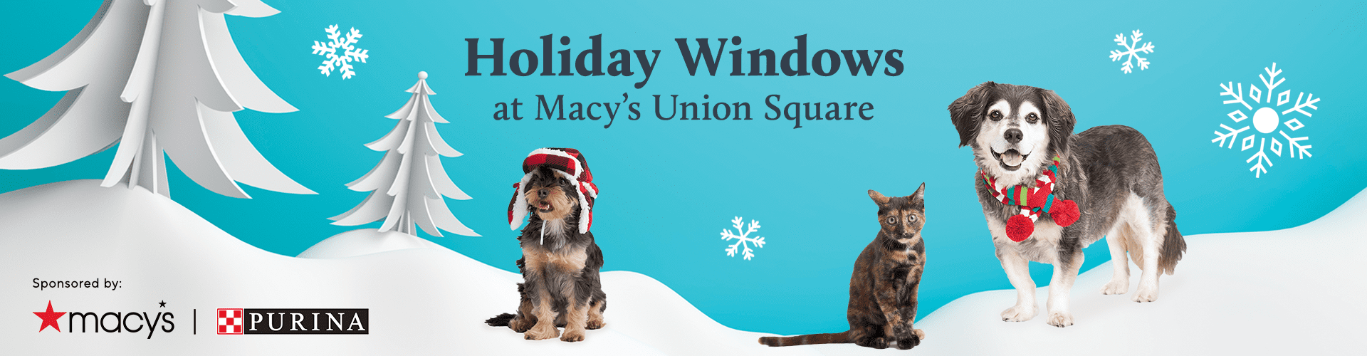 SF SPCA and Macy’s 36th Annual Holiday Windows San Francisco SPCA